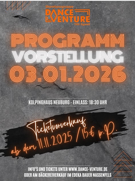 Dance Venture - Programmvorstellung 2026