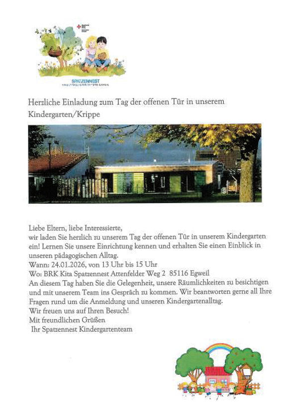 Tag der offenen Tür - Spatzennest